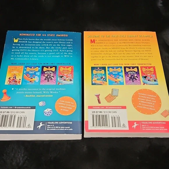 Mr. Lemoncello Box Set - Books 1-4 - Picture 5 of 8